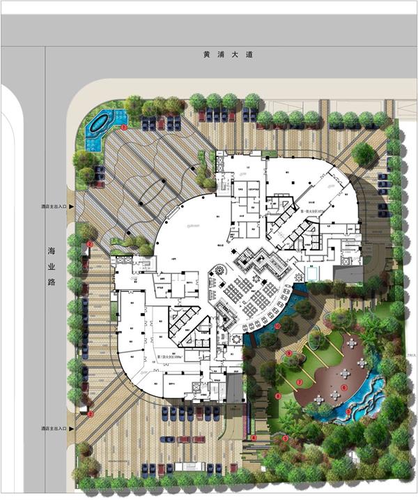 广州云来斯堡酒店景观设计